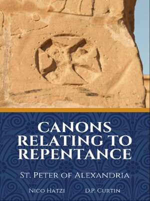 cover image of Canons Relating to Repentance